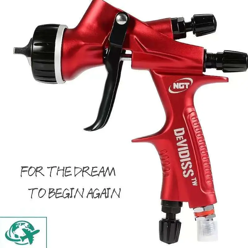 Devidiss Hvlp Ngt Pro Te20 Lite Spray Gun Kit, Hvlp Sprayer, Professional 1.3mm Nozzle, Car Paint Application, Comfortable for All Car Paints, Paint Spraying Tool, Spray Painting Tool