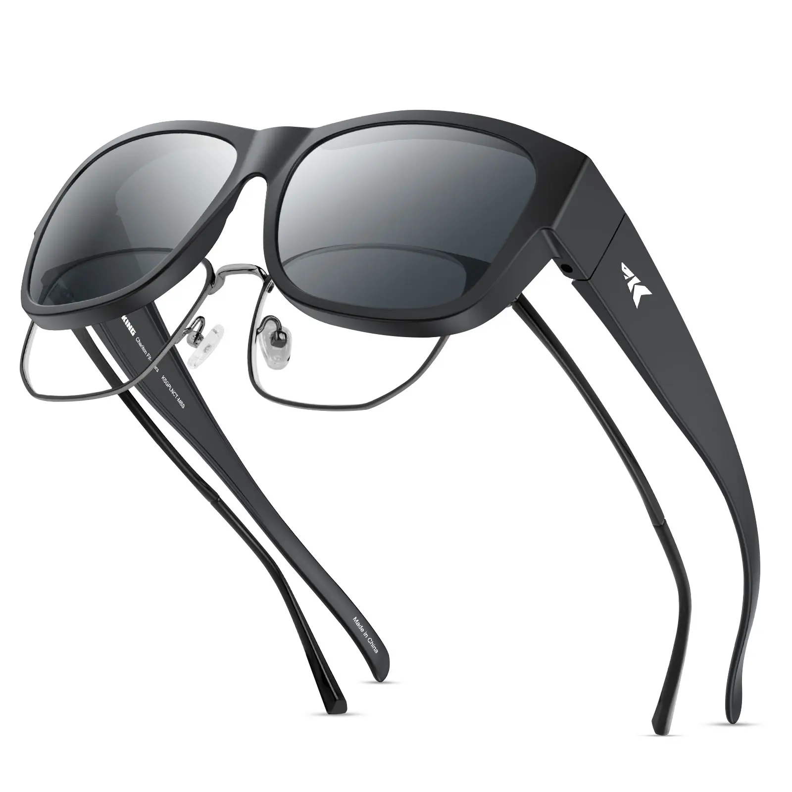 matte Black Frame, Smoke Mirror