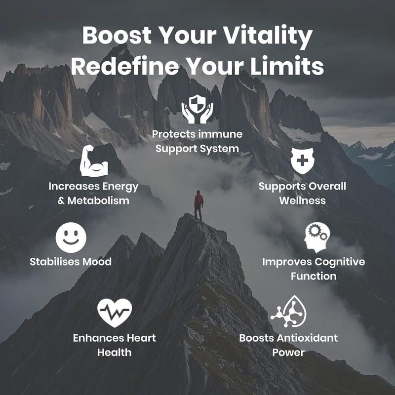 Natural High-Potency FLYNEW Shilajit Ultra I Adaptogen Energy Stamina Immune Antioxidant I Made in USA | 60 Capsules Dietary Supplement Healthcare Fitness Vitamin Edible Organic