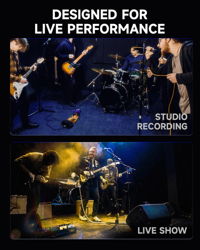 Donner Versa - Yellow Fall II 3x3 Reverb-Delay Combo Guitar Pedal with Tap Tempo