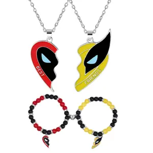 Best Friends Necklace For 2 Bff Matching Half Heart Puzzle Piece Pendant Split Heart Friendship Necklace Bracelet Key Chain Set Non Tarnish Jewelry Accessories Graduation Back To School Bff Anniversary Galentines Day Gift For Sisters Bro Bestie Forever