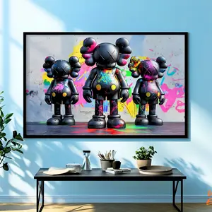 Graffiti Pop Kaws Art Print: Hypebeast Figure