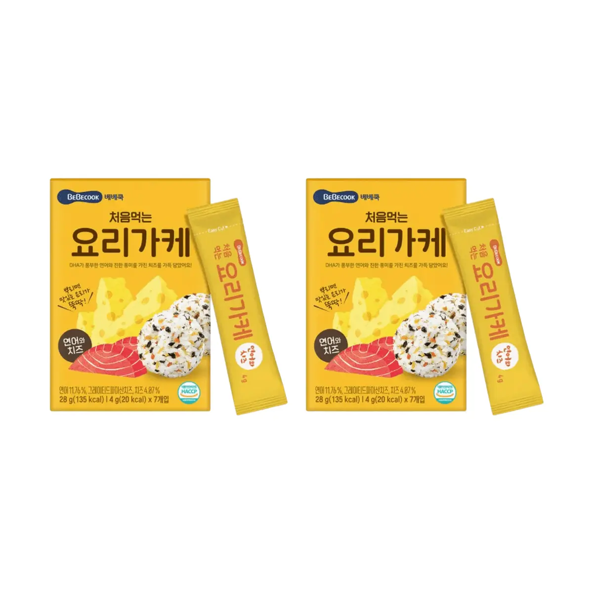 BeBecook Salmon Cheese Baby Food Seasoning Powder - 2 Pack Value Set, Natural Flavor for Infants & Toddlers