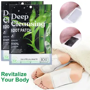 50 Patches Deep Cleansing Foot Pads Foot Care,Natural Aloes,Sea salt,Tourmaline