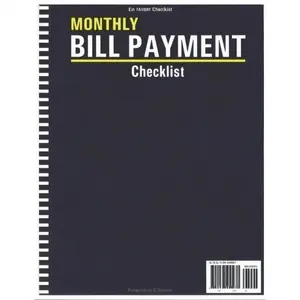 48-month bill organizer and budget planning notebook-monthly financial tracker, including expense table, payment log and savings summary-durable paper English version, suitable for students, professionals and housewives, bill tracking notebook