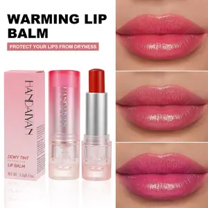 HANDAIYAN Color-Changing Lip Balm - Long-Lasting Hydration & Moisturizing, Crack-Preventing Formula for Natural Tinted Lips, Ideal for Daily Commute/Cold Weather/Office Touch-Ups