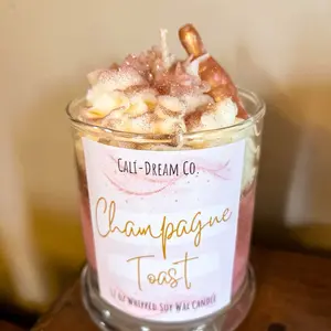 Whipped sparking wishes candle