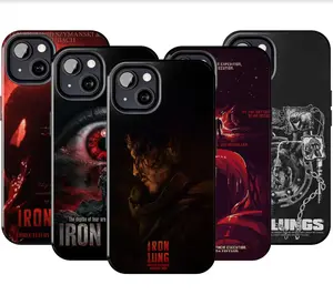 #Ironnlungg Dark Industrial Aesthetic Phone Case, Glossy Full-Wrap Finish, Heavy Metal Inspired Graphic, Realistic 3D Look, Protective Shockproof Cover