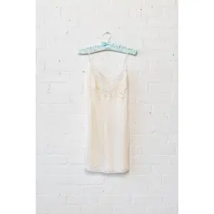 VS Lace Trim Silk Slip