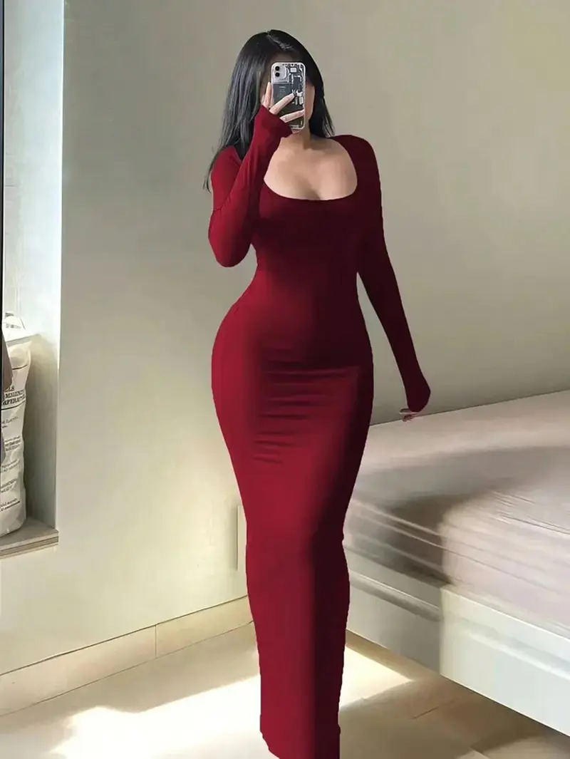 long dress for women fall - TikTok Shop