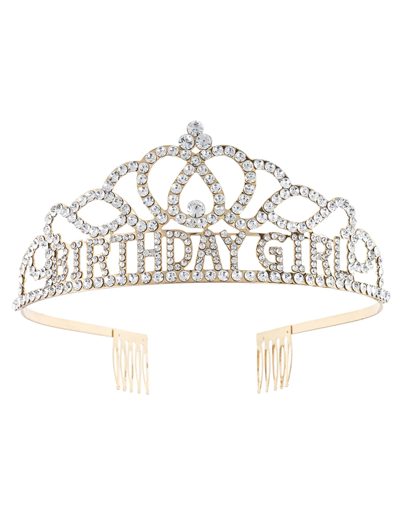 1PC New BIRTHDAY GIRL Rhinestone Crown Tiaras, Birthday Crowns, Elegant Crown Design, Shiny Party Hat, All-Season Accessory, Durable Design, Perfect Gift for Birthdays & Celebrations