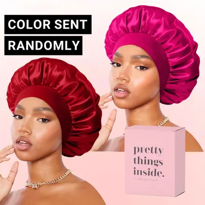 How to Put Satin Bonnet on with Straight Hair TikTok Shop