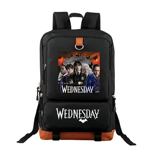Wednesday  Unisex Backpack with Laptop Compartment – Large Capacity Travel & Commuting Bag for Camping, Perfect Birthday Gift for Friends & Family 17.3‘’*11.4”