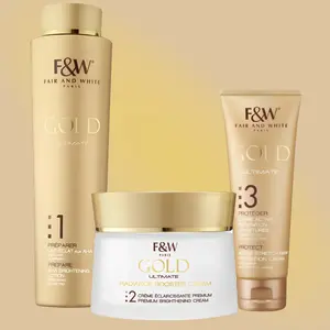 Fair And White Gold Skincare Bundle - Restore Glow And Radiance