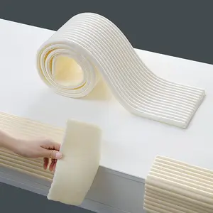 1 Self-adhesive XPE Foam Bumper Strip - Soft Rubber Buffer Tape with & Design, Peelable Adhesive Safety Guard Walls, Corners, Furniture, Bedside, Living Room, Dining Table - Ideal Thanksgiving Gift, Durable Impact Resistant for Home Decor