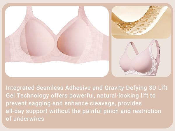 AsFairy Women's Plus Size Wire-Free Daily Bra, Wide Straps Full Coverage, Strong Support, Breathable Soft High Elasticity, Wide Side Panels Seamless Comfort, Multi-Craft Plus Size Underwear