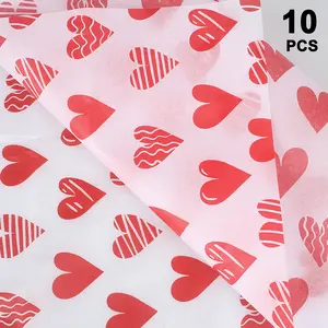 Valentine's Day Heart Wrapping Paper: Cracked Heart (10 sheets)