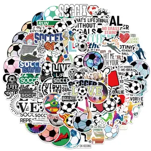 Soccer Ball Fridge Magnet, Broken Wall Football Sticker, Decorative for Kitchen & Locker, Sports Fan Gift, World Cup Theme, Waterproof PVC