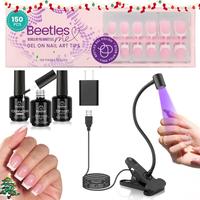 150Pcs Short Square+Top Base+Nail Glue+Lamp 008