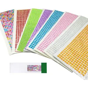 4032 count 6 mm  Rhinestone Sticker Sheet   self Adhesive for Scrapbooking Embellishments and DIY Crafts, Wedding, Decoration