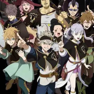 Black Clover Series Collection Colored Paper A6 Boards