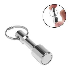 Keyring Neodymium Magnet Tester for detecting gold, silver, coins, jewelry, and other precious items. Neodymium magnets, 2-piece set. gifts  bf  basket  men