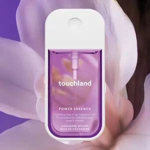 Touchland Cashmere Woods Power Essence Body & Hair Fragrance Mist, Skincare-Infused Fragrance, Layerable Scents