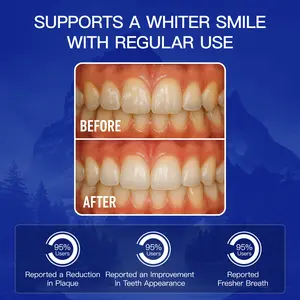 Remineralizing Gum with Xylitol Probiotics for Oral Health, Hydroxyapatite Natural Mastic Mint Peppermint Chewing Gum, Sugar-Free, Bonbon & Candy Style, 72 Pieces