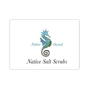 Salty the Sea Horse Kiss-Cut Sticker — Cute Nautical Seahorse Decal