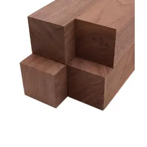 Walnut Turning Blank Squares  - 2.5" x 2.5" (4 Pcs)