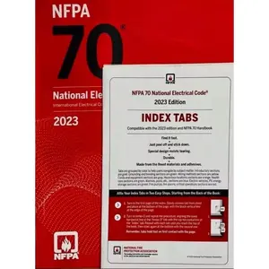NFPA70 National electrical code -SOFTCOVER 2023 with TABS
