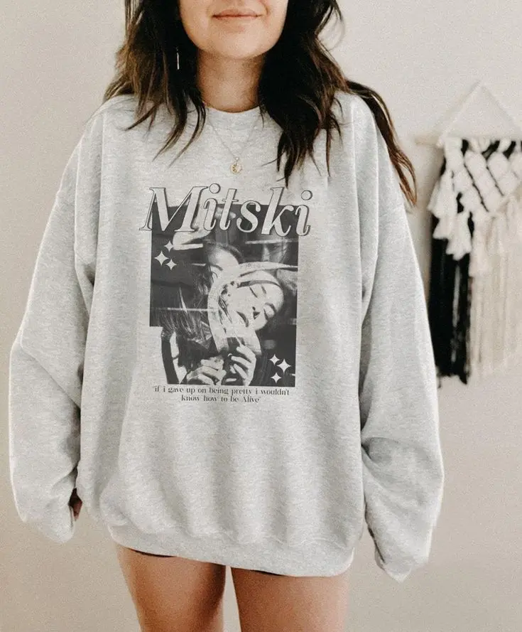 Mitski The Land Is Inhospitable Mitski Album Unisex Sweatshirt