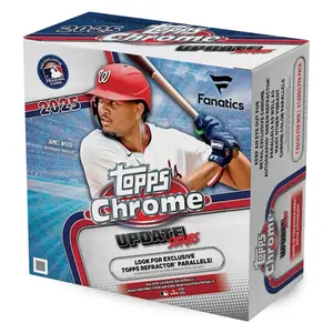 2025 Topps Chrome Updates Baseball Factory Sealed Fanatics Exclusive Mega Box Trading Cards