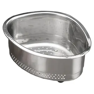 RSVP Stainless Steel Corner Sink Basket