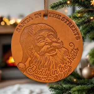 Santa in the Streets Daddy in the Sheets- Funny Christmas Ornament, Gift Idea for Him, Dirty Santa, White Elephant, Includes Gift Box, Made in the USA by Hodge Mill