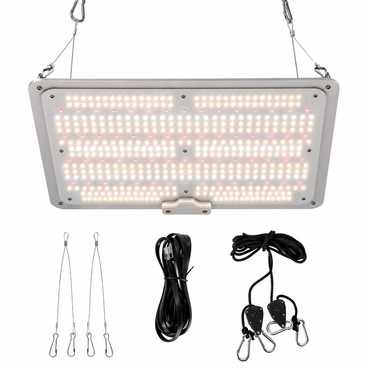 200W Dimmable Full Spectrum LED Grow Light, Sunlike Quantum Board with Red & IR for Indoor Plants, 120V US Standard