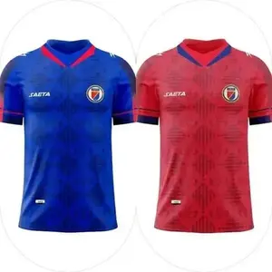Freeship 2025 Haiti SAET Soccer Jersey – Official Lightweight Sweat-Wicking Polyester Shirt, Pro-Level Comfort Football Top S-5XL