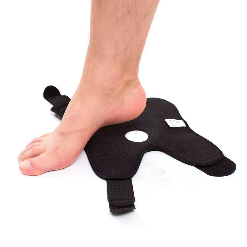 Ankle Brace Support for Men and Women - Compression Support for Sprained Ankle - Open Heel Foot Adjustable Straps for Recovery - Achilles Tendon Support Stabilizing Bandage 4 Pack