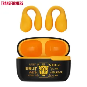 TRANSFORMERS TF-T05 Open Ear Clip Earbuds Bluetooth 5.4 Wireless Headphones with HD mic and 60 Hours Music Game Dual Mode,IPX4 Waterproof Fitness Running Earbuds