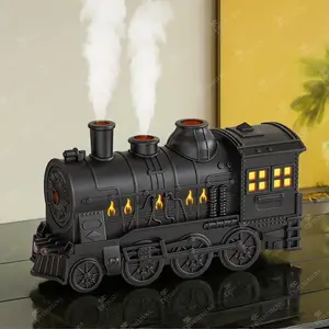 Essential Oil Diffuser 300ML Train Cool Mist Humidifier Quiet Aromatherapy Diffuser with Night Light for Bedroom Desk