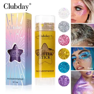 Starburst Glitter Face Makeup, Shimmer Gel Eyeshadow, Versatile for Face and Body, Stage Makeup, Brightening Effect, Eye Shadow