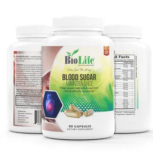 Biolife Blood Sugar Maintenance (Bio-Dia) - Alpha Lipoic Acid, Gymnema Sylvestre Leaf, Licorice Root Extract with Vitamins, Minerals & Herbal Extracts - 60 Count