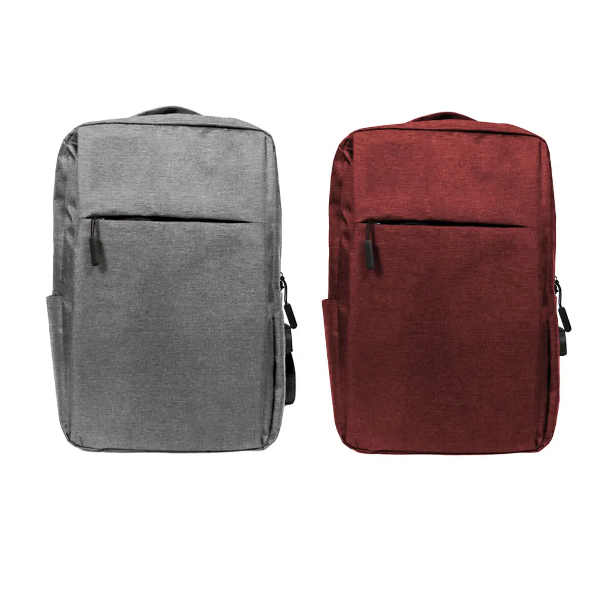 Grey-Burgundy