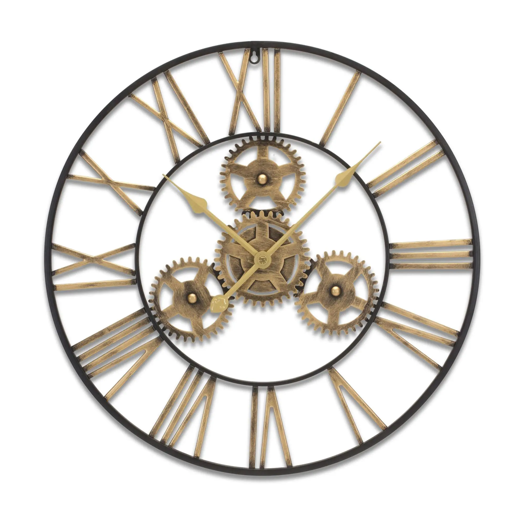 Melrose Industrial Metal Gears Wall Clock Melrose Industrial Metal Gears Wall Clock