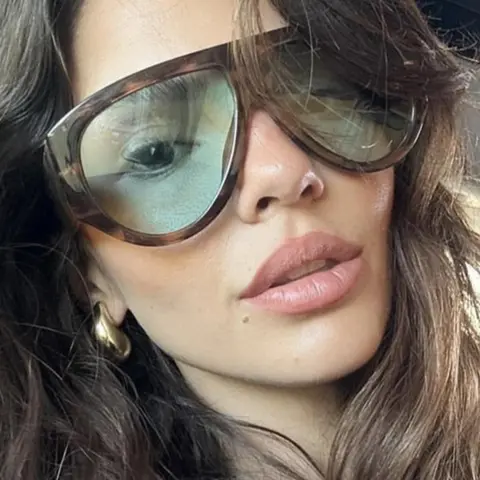 Women's Fashionable All-match Tinted Lens Sunglasses, Trendy Casual Sunglasses for Everyday Use, Fashion Accessories for Outdoor Activities, Trendy Styling Sunglasses