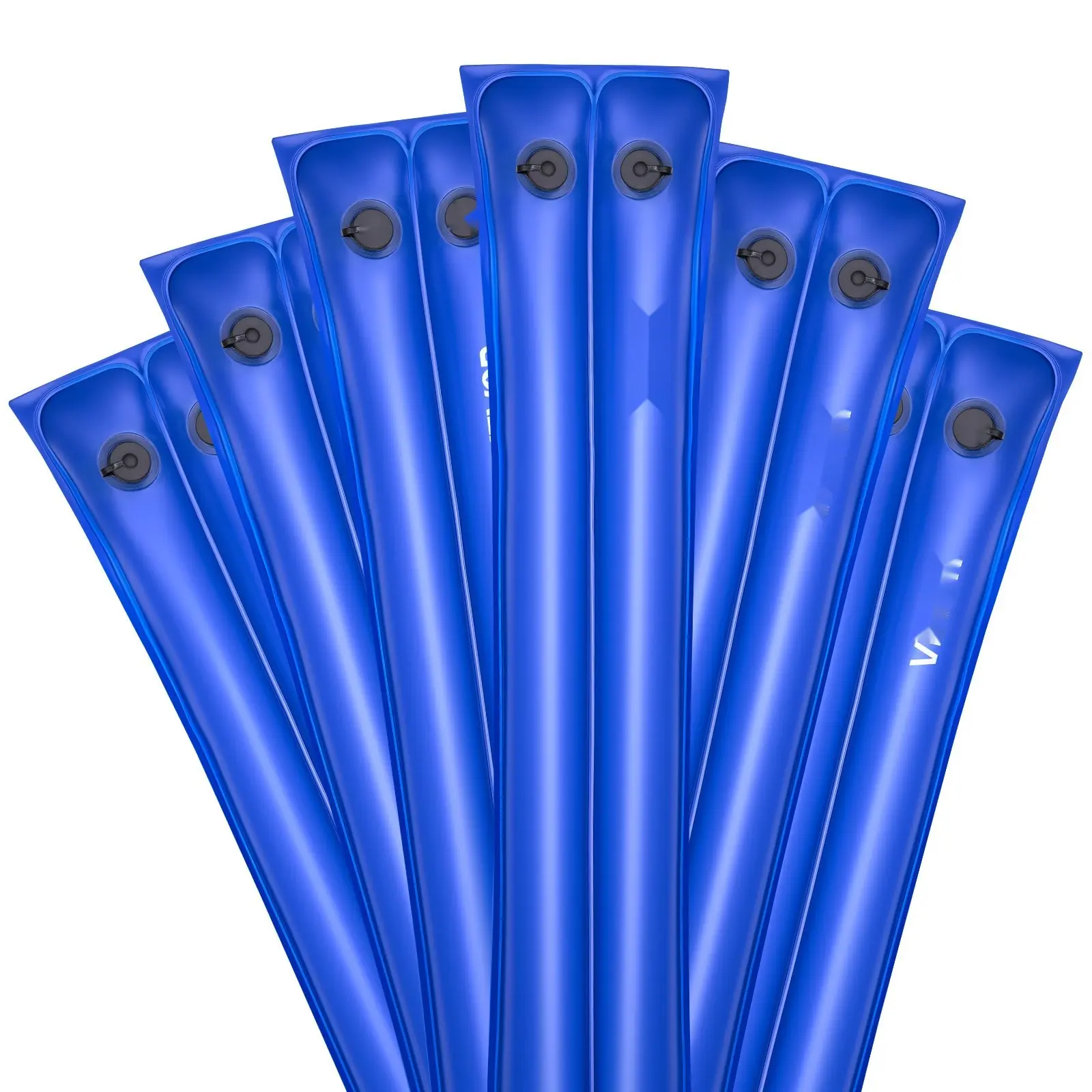 26 Gauge Double Chamber Water Bags For Winter Pool Cover, 6 Pack, 8 Ft Length, Heavy Duty Ballast Bags For Pool Cover Security, Durable Waterproof Construction, Ideal For Indoor Outdoor Inground And Above Ground Pools