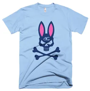 Beardgains Psycho Bunny T Shirt, Psycho bunny T-shirt, Graphic Print Short Sleeve T-Shirt, Basic Tshirt, New Unisex Fullsizes Tshirt