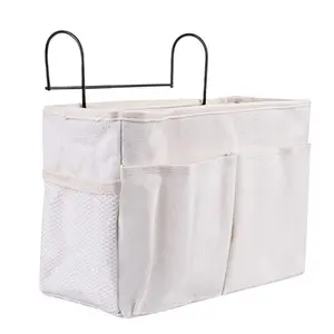 Bedside Hanging Storage Bag, Multi-Layer Organizer, Anti-Fall Design, Efficient Space Utilization, Safe & Convenient