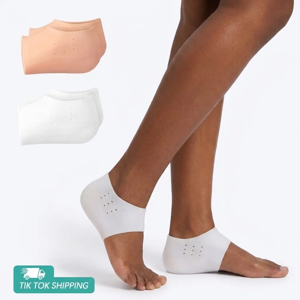 3.3cm Silicone Height Increase Insoles, Non-Slip Invisible Ergonomic Heel Pads for Women - Shock-Absorbing Thick Padding Relieves Footwear Fatigue, Fits Dress Shoes & Boots (Party Gift Accessory)