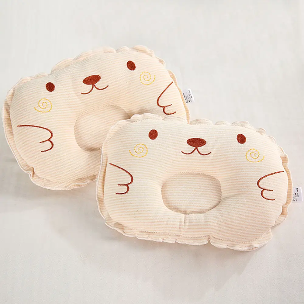 Newborn Baby Sleep Pillow, Anti Roll Positioner Prevent Flat Head Infant Nursing Pillow